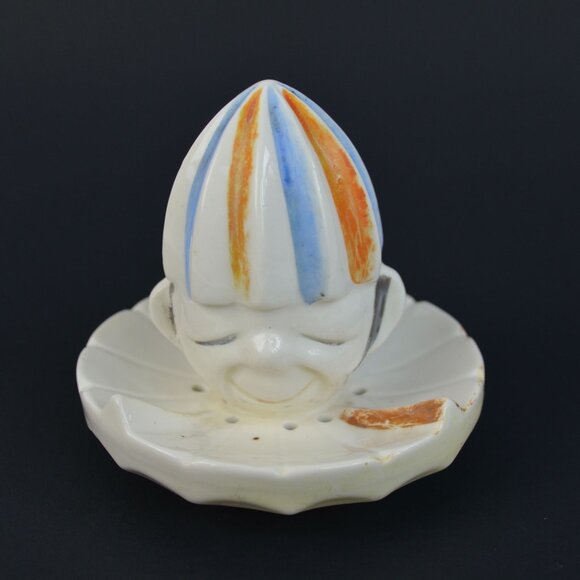 Vintage Ceramic Clown Juicer Reamer - Picture 1 of 7